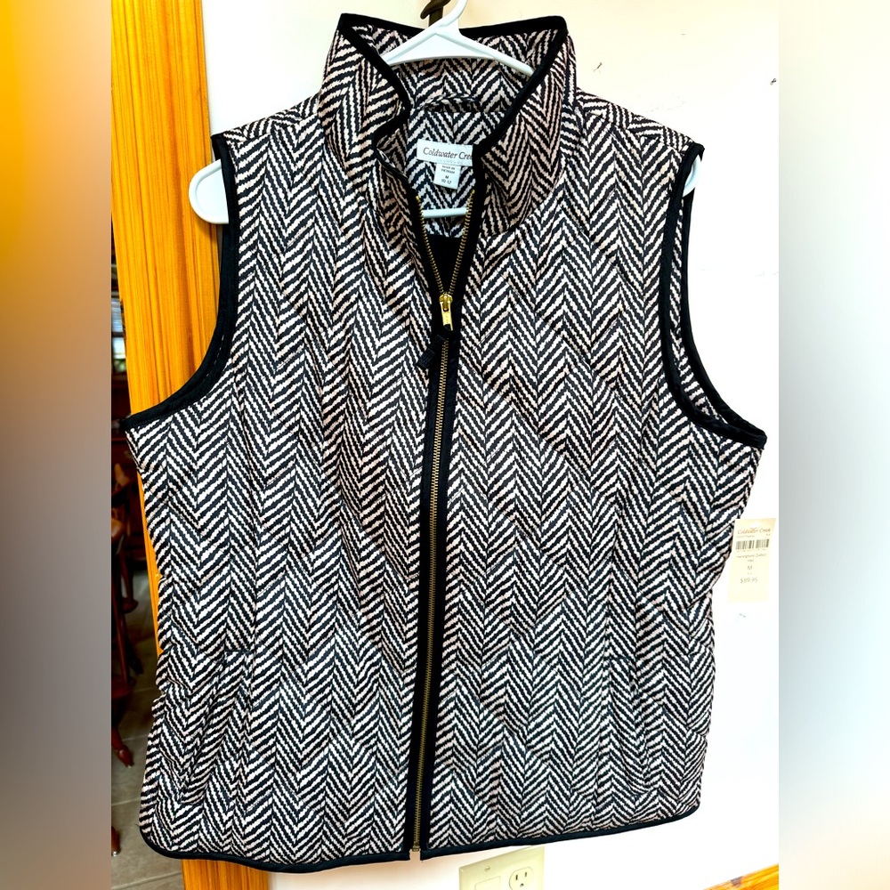NWT quilted vest from Coldwater Creek, Medium